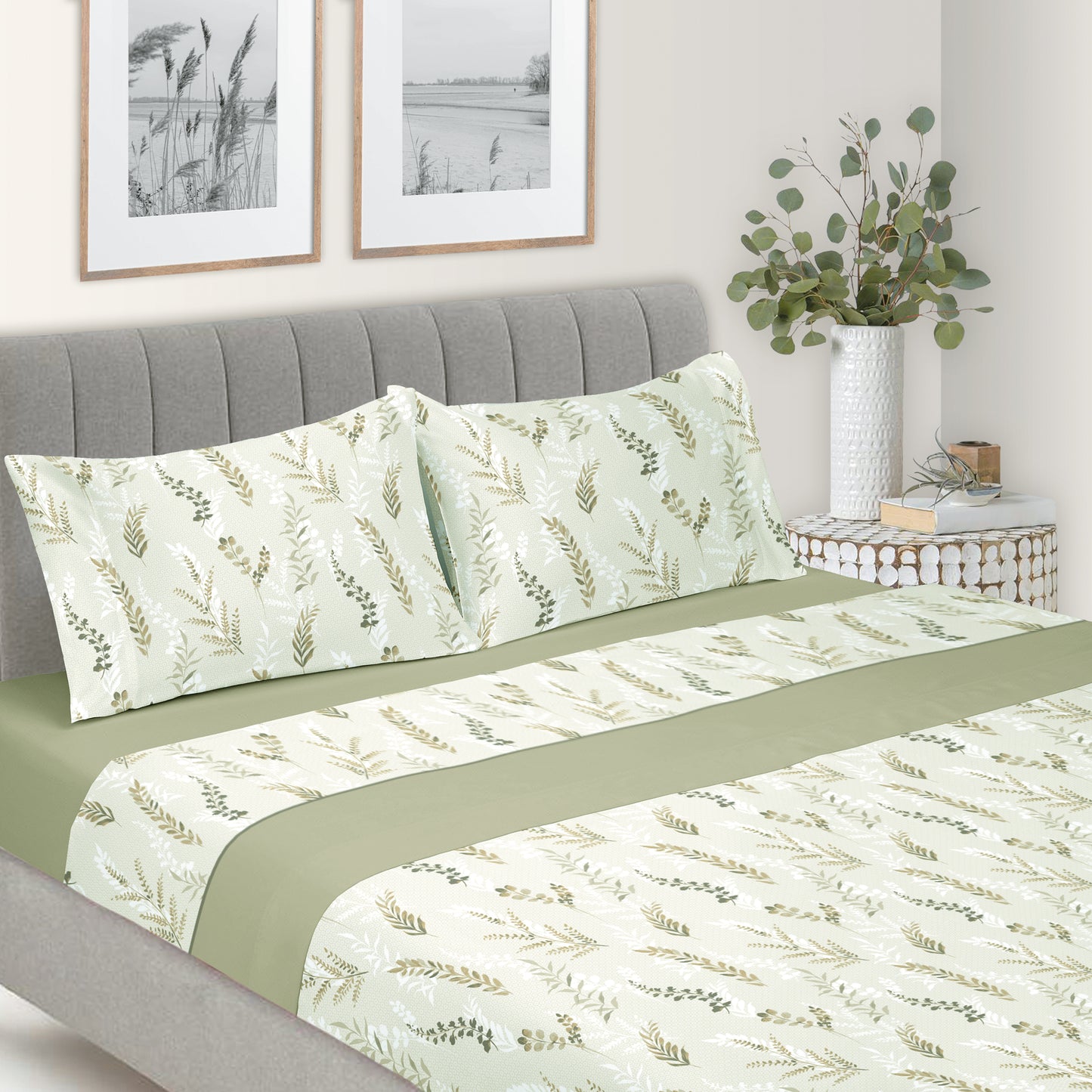 Jogo Cama Coralina Espiga