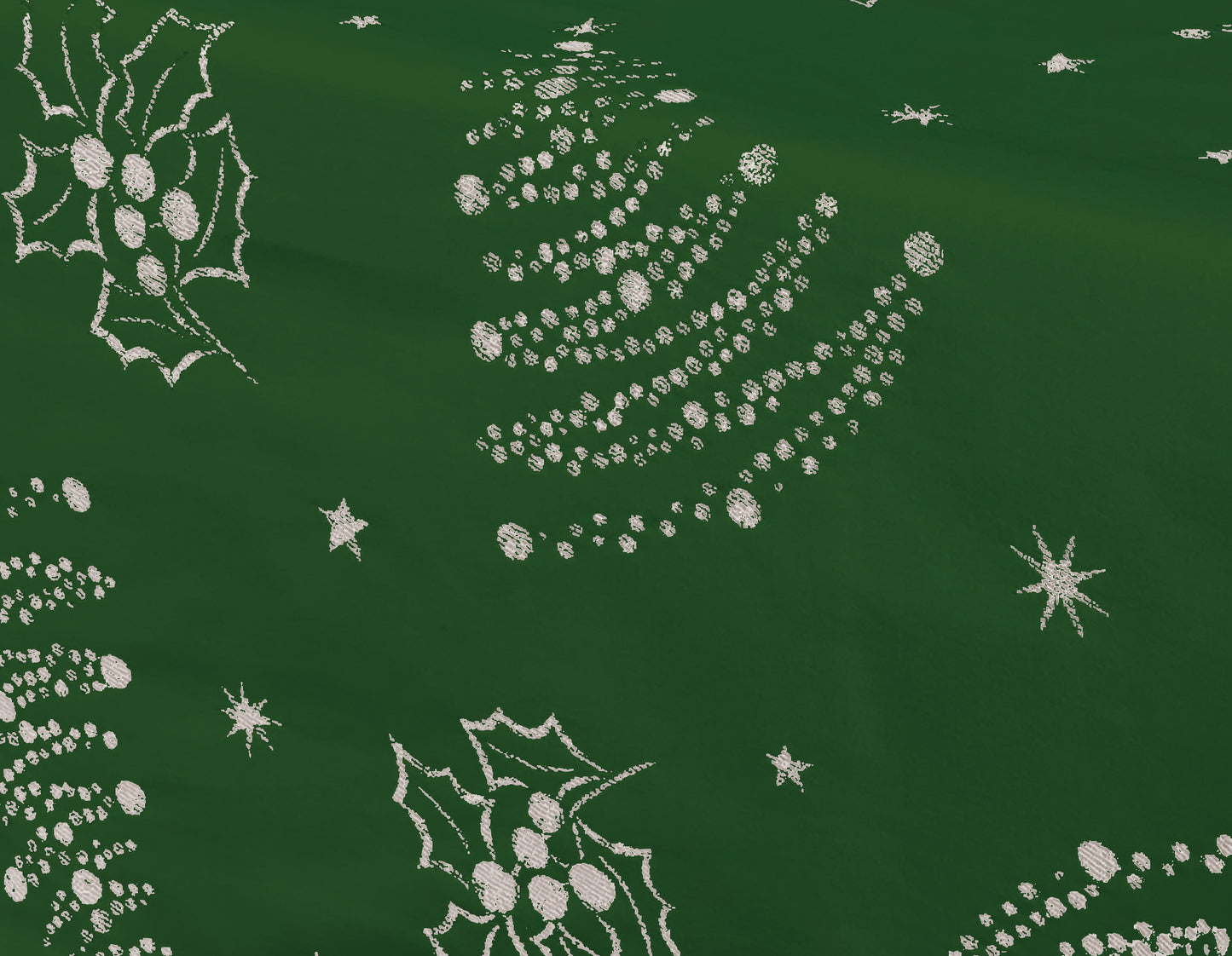 Toalha de Mesa Antinódoa Natal Azevinho 2025