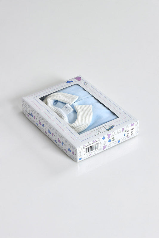 Babygrow Laminado Gola Piquet Menino