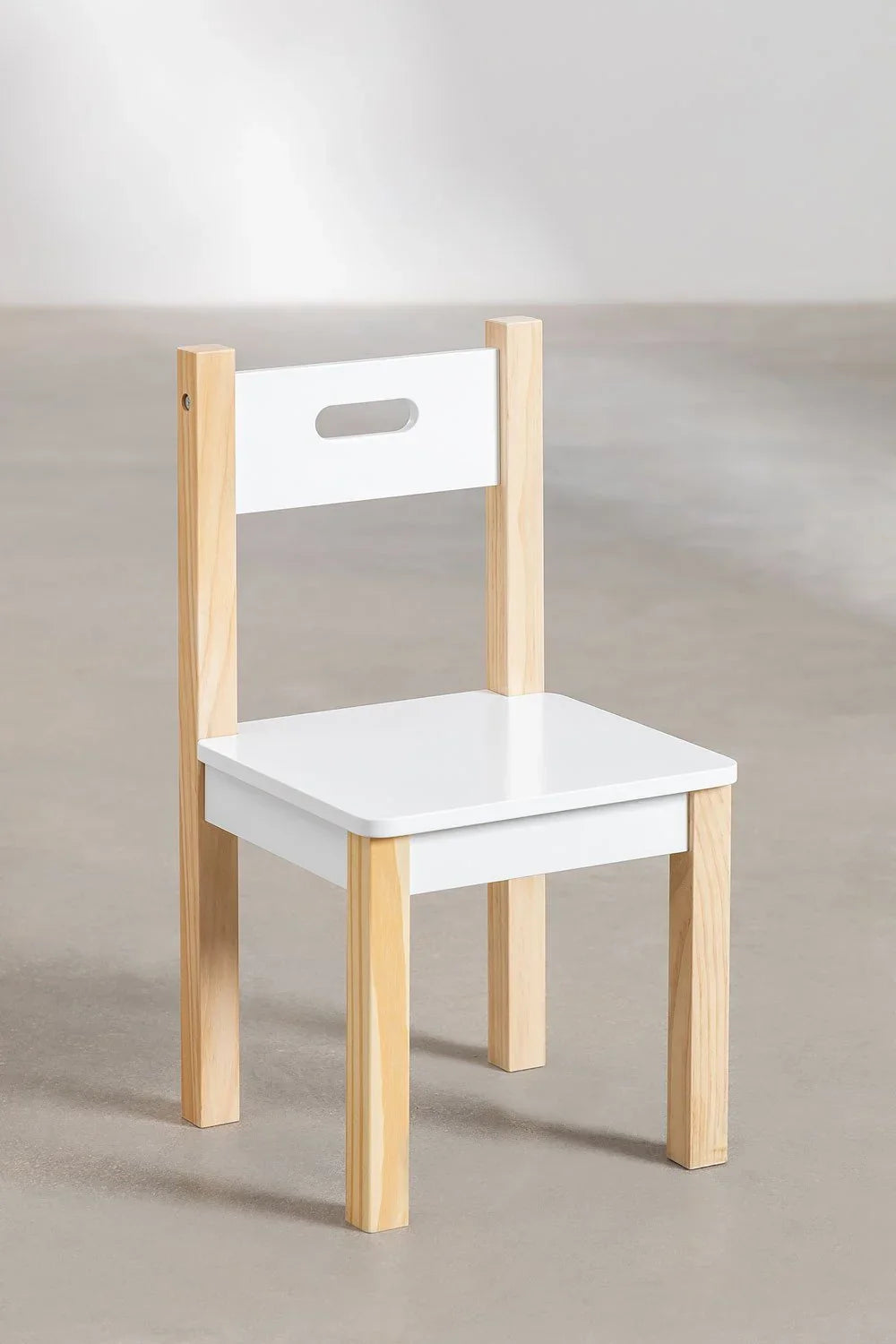 Conjunto de Mesa Ardósia com Armazenamento e 2 Cadeiras de Madeira Belfy Kids