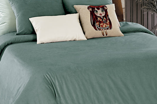 Capa Edredão Veludo Lisa Hootie