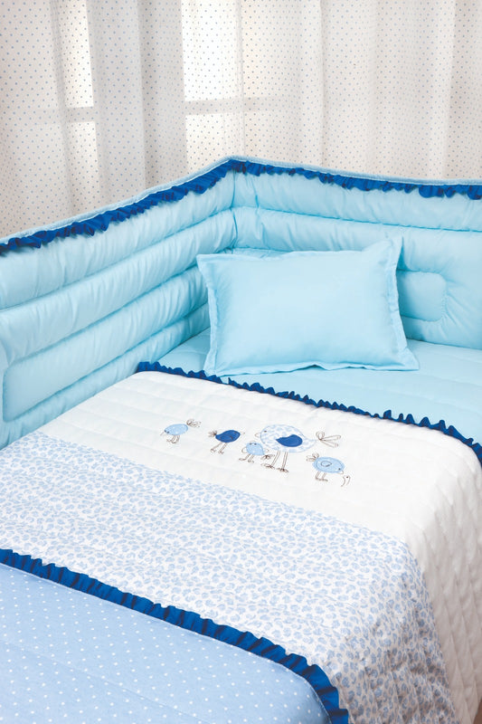 Jogo de Cama para Bébe Bird