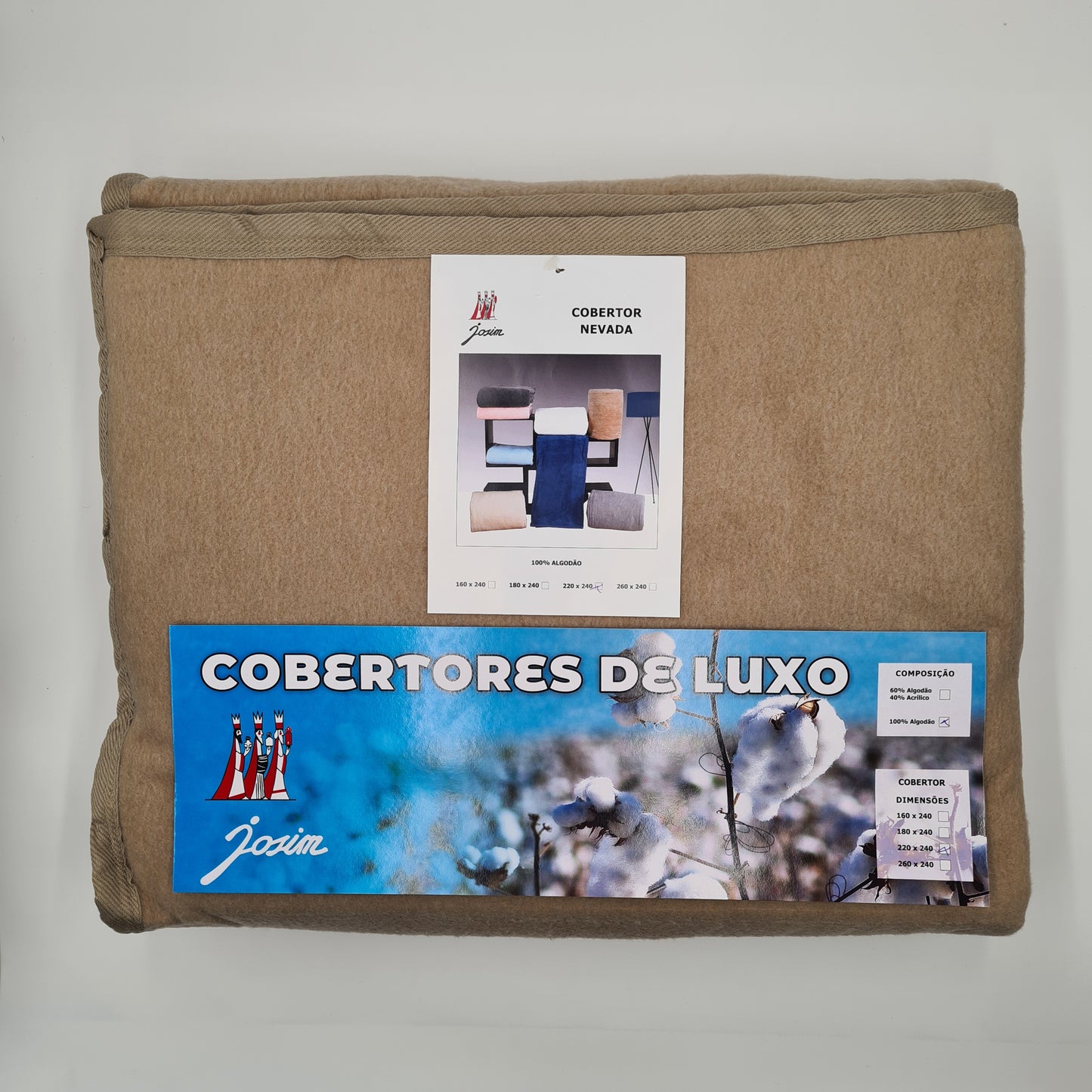 Cobertor Algodão Multi-Size Nevada Laminado