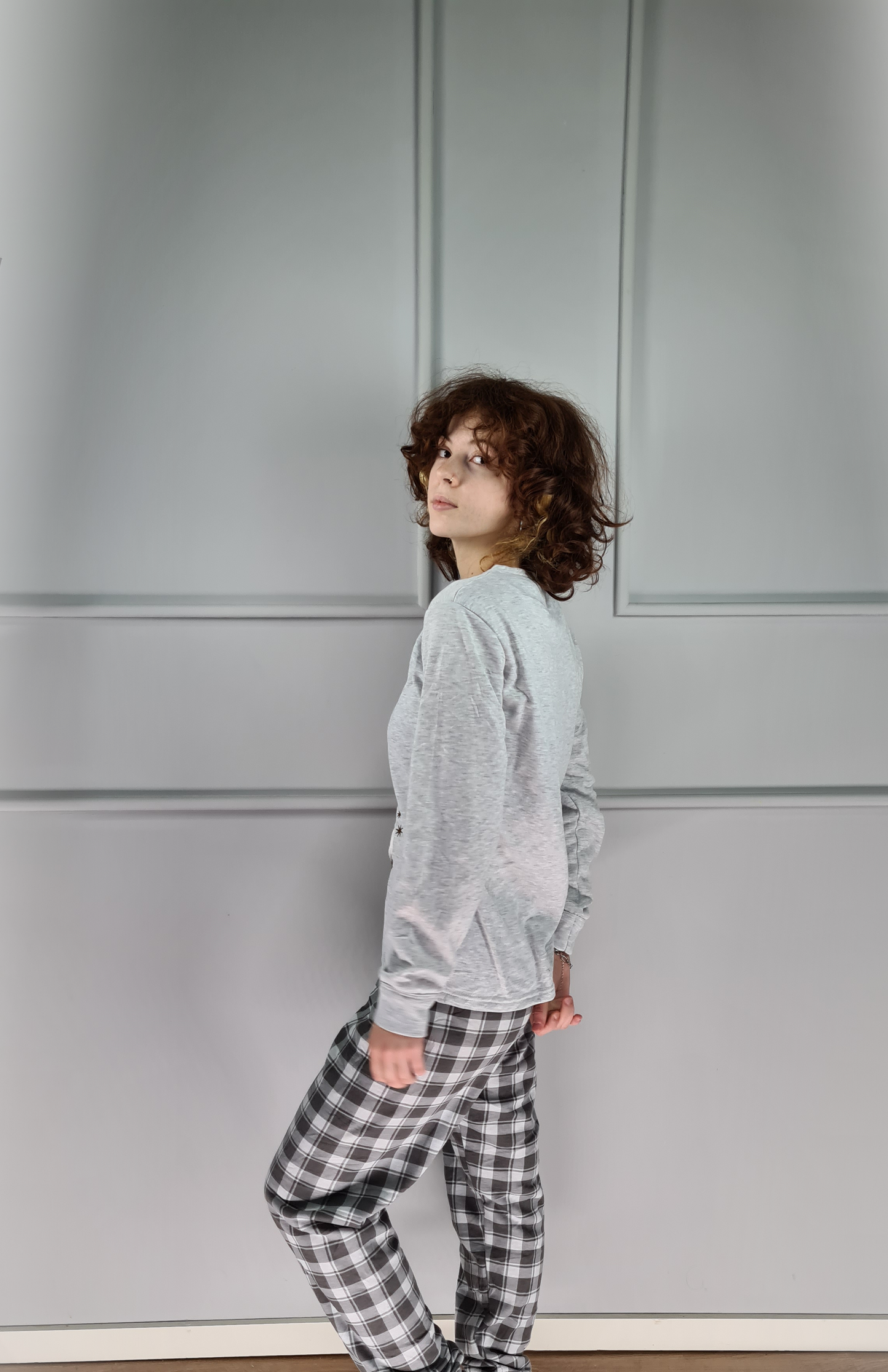 Conjunto Pijama Teddy e Robe Polar com Orelhas