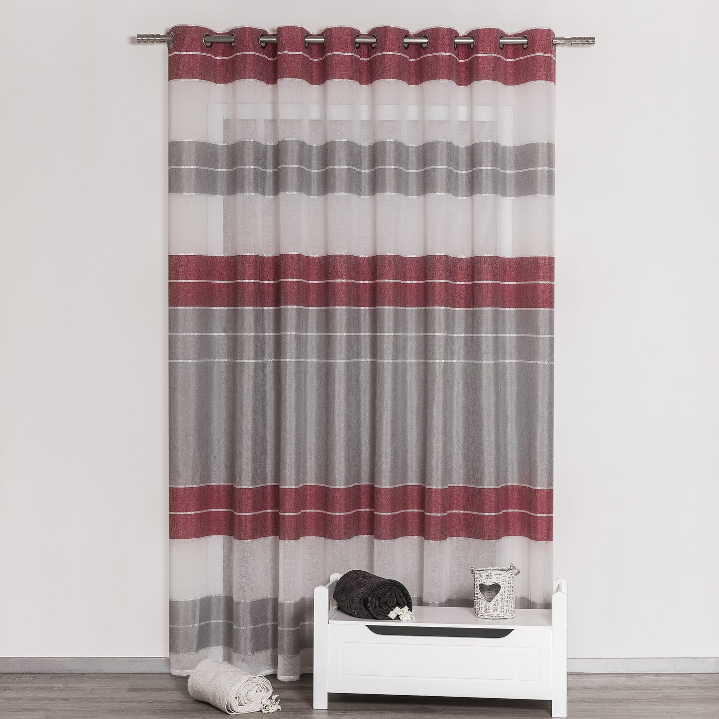 Cortina Vermelha 300x250cm