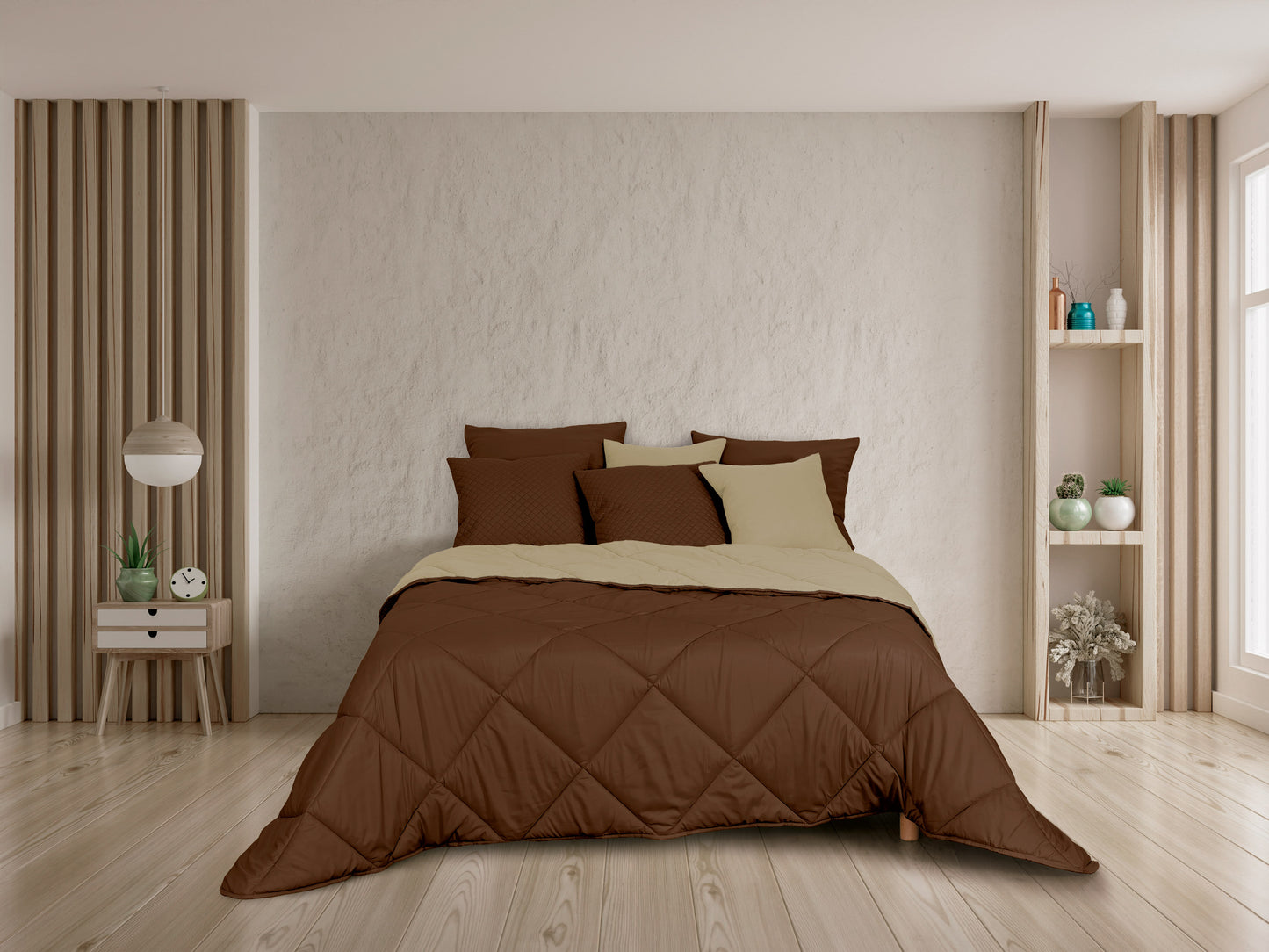 Edredão de Dupla Face Bicolor 300 gr/m²