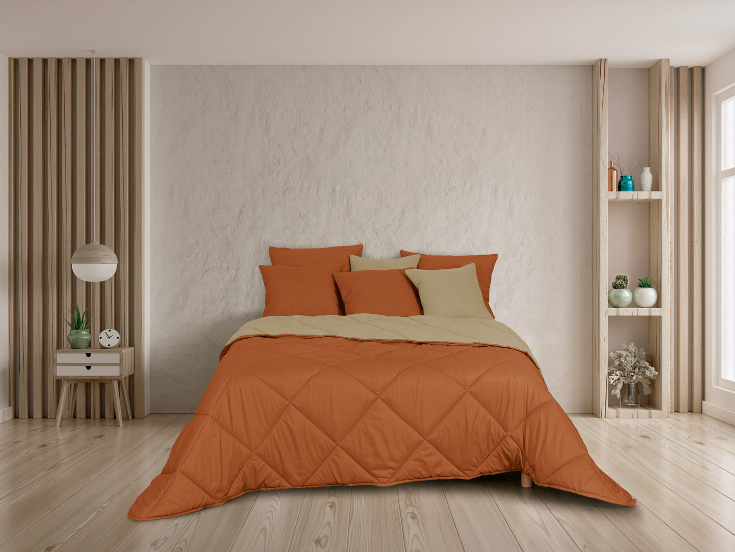 Edredão de Dupla Face Bicolor 300 gr/m²