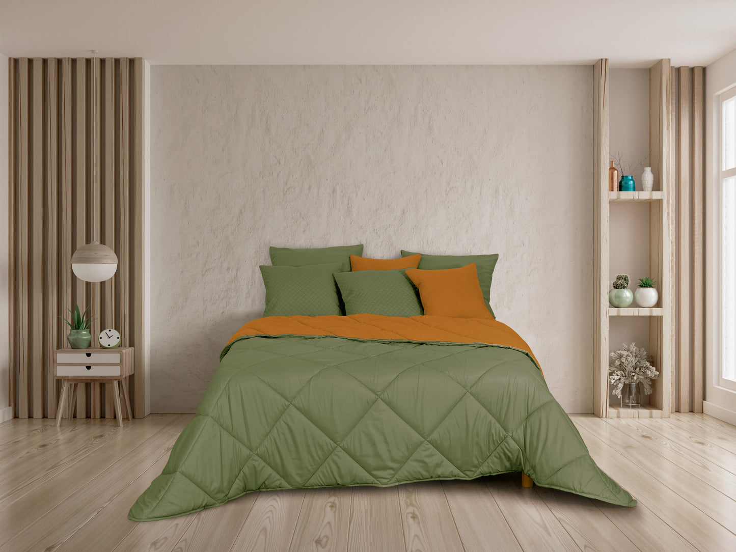 Edredão de Dupla Face Bicolor 300 gr/m²