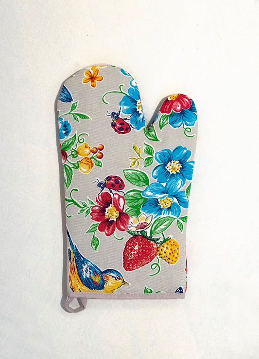 Acessórios de cozinha Floral cinza