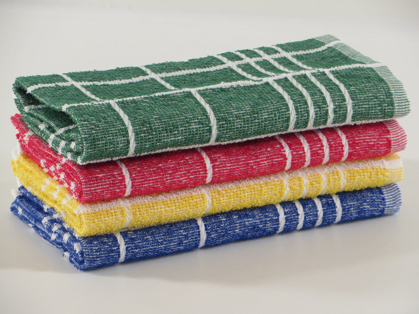 Pack de 4 Panos de Cozinha 50x50cm 100% Algodão