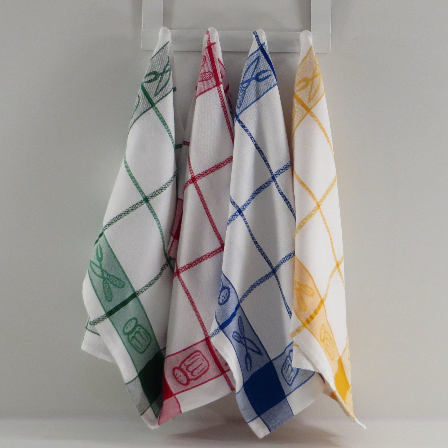 Pack de 4 Panos de Cozinha Mel 50x70cm 100% Algodão