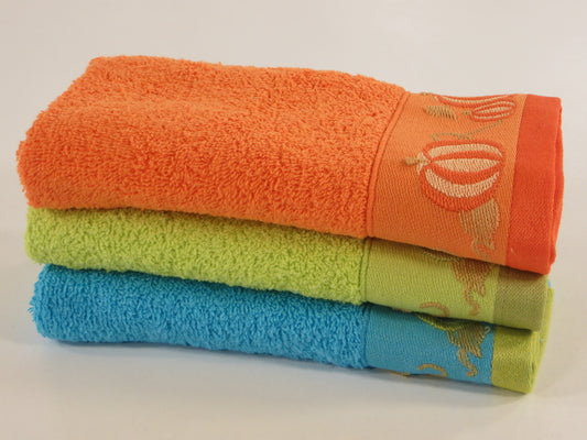 Pack de 3 panos de cozinha abóbora