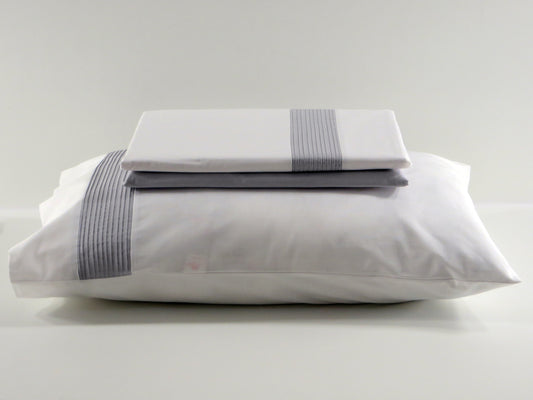 Jogo de Cama Azul 100% Algodão 240x300cm