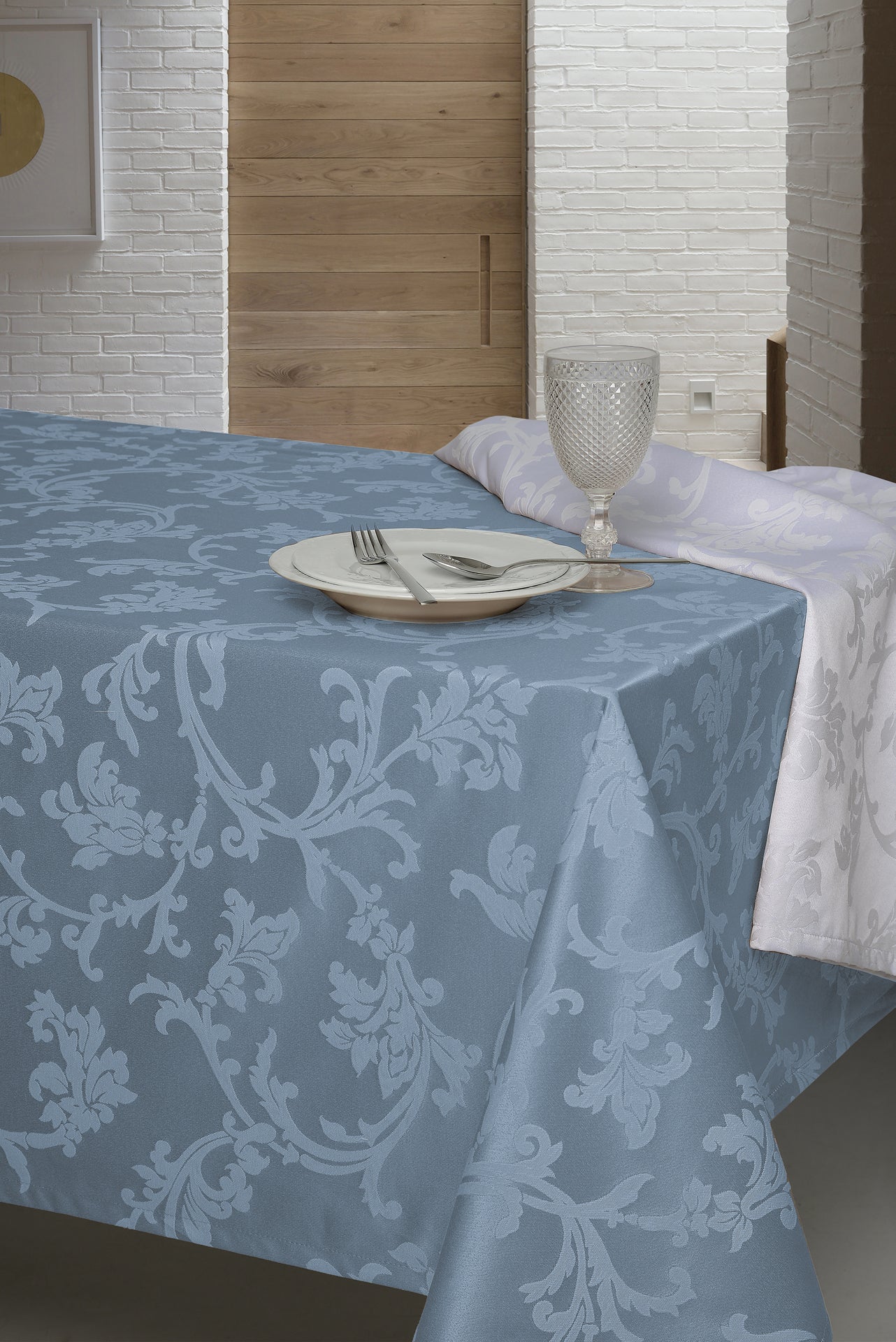 Toalha de Mesa Redonda Clean