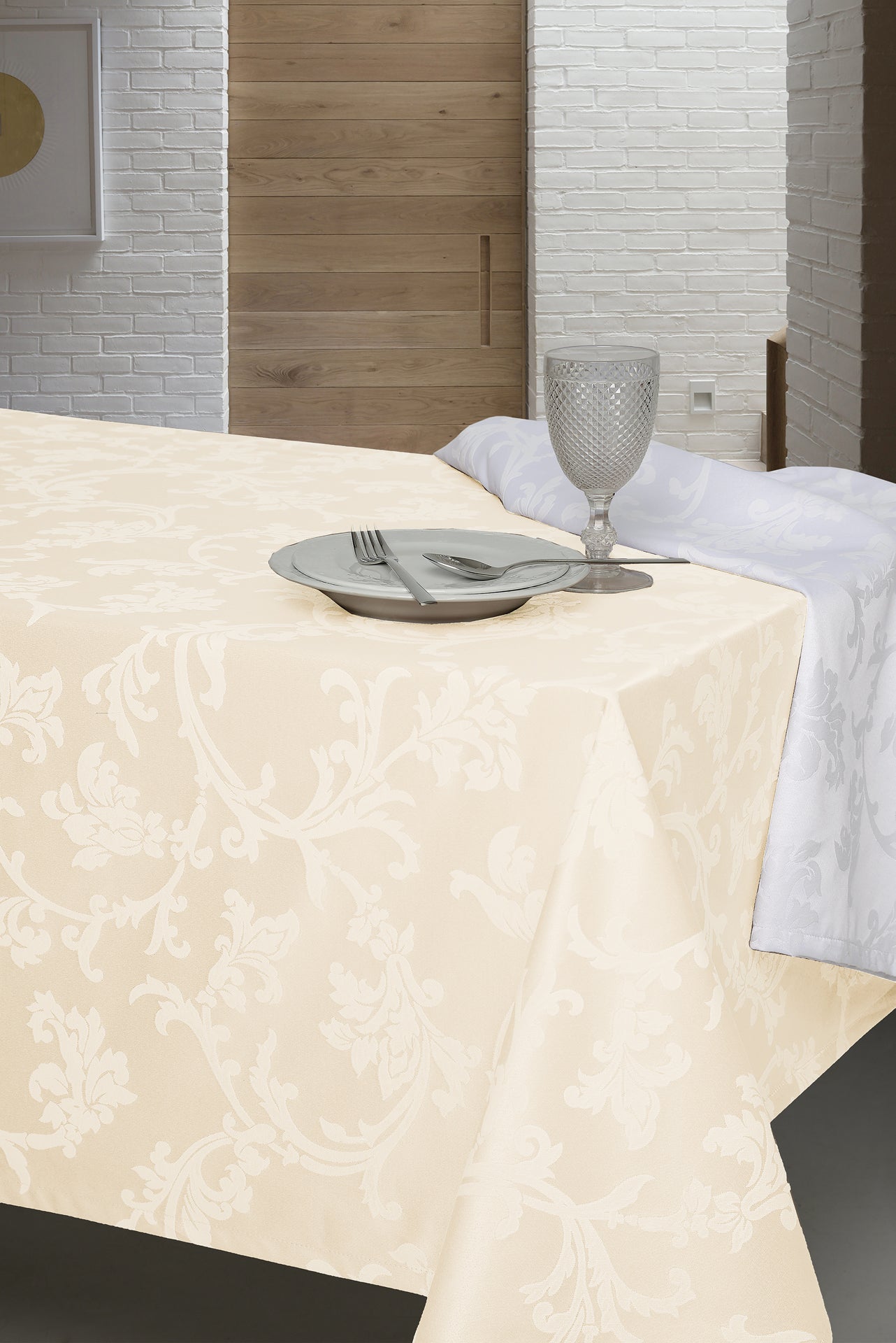 Toalha de Mesa Redonda Clean