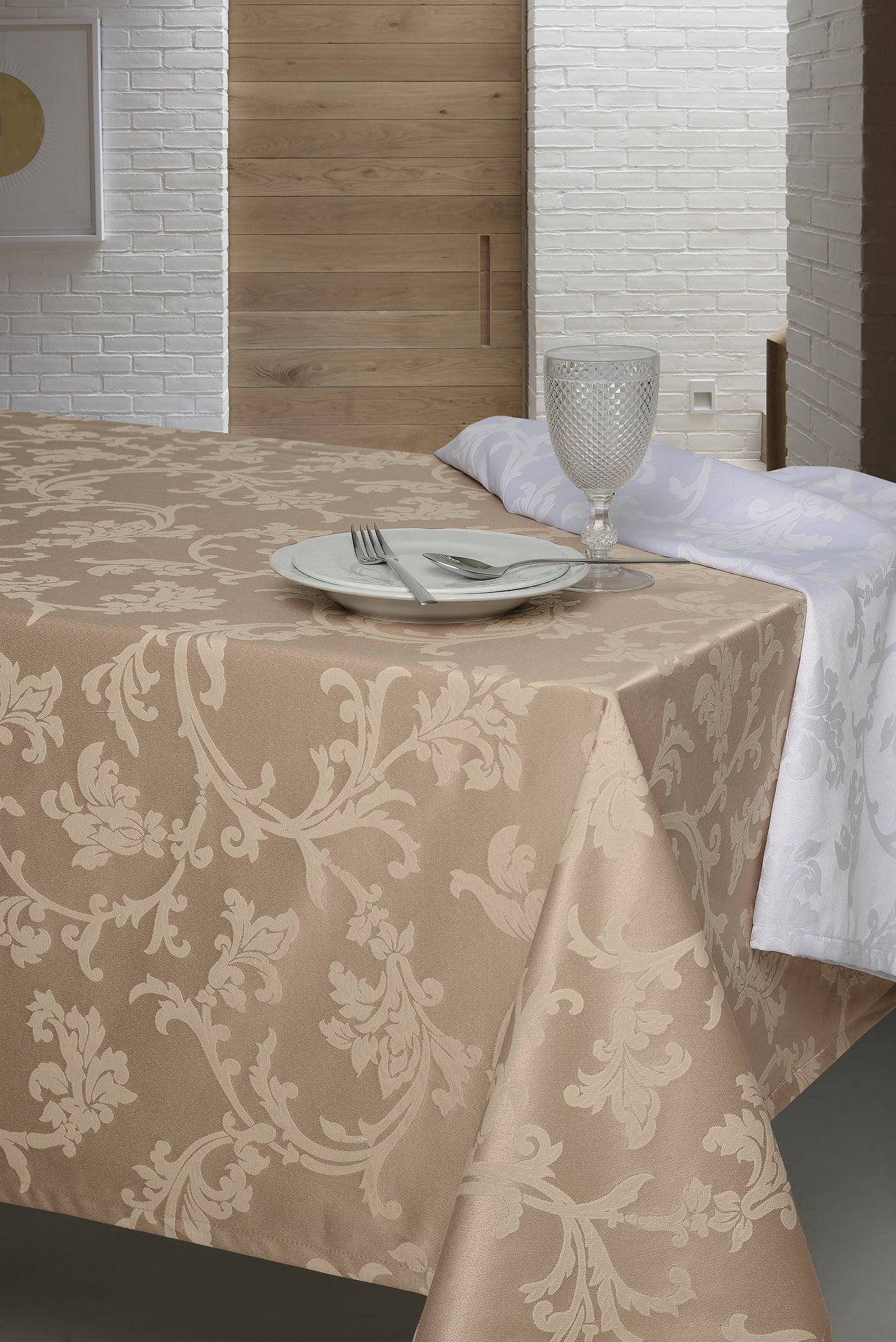Toalha de Mesa Redonda Clean