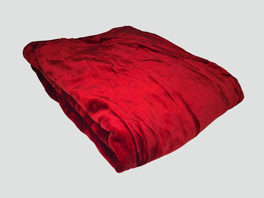 Cobertor de Aquecimento Liso Bordô