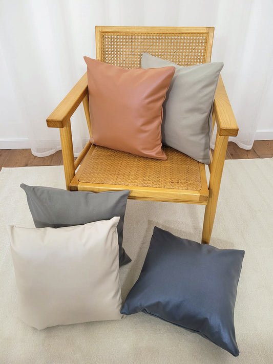 Almofada Cheia - Cinza Azulado