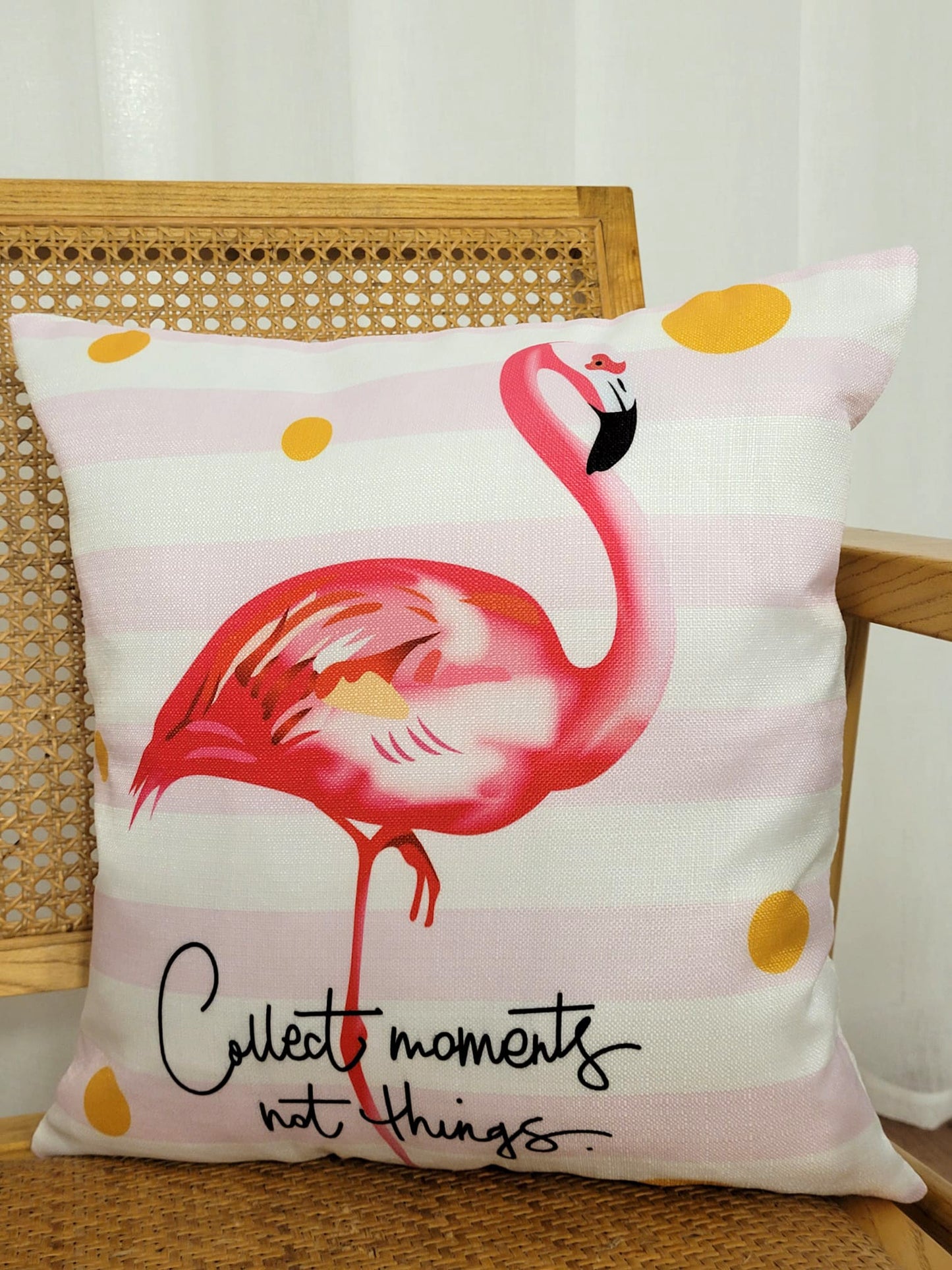 Almofada cheia - Flamingo