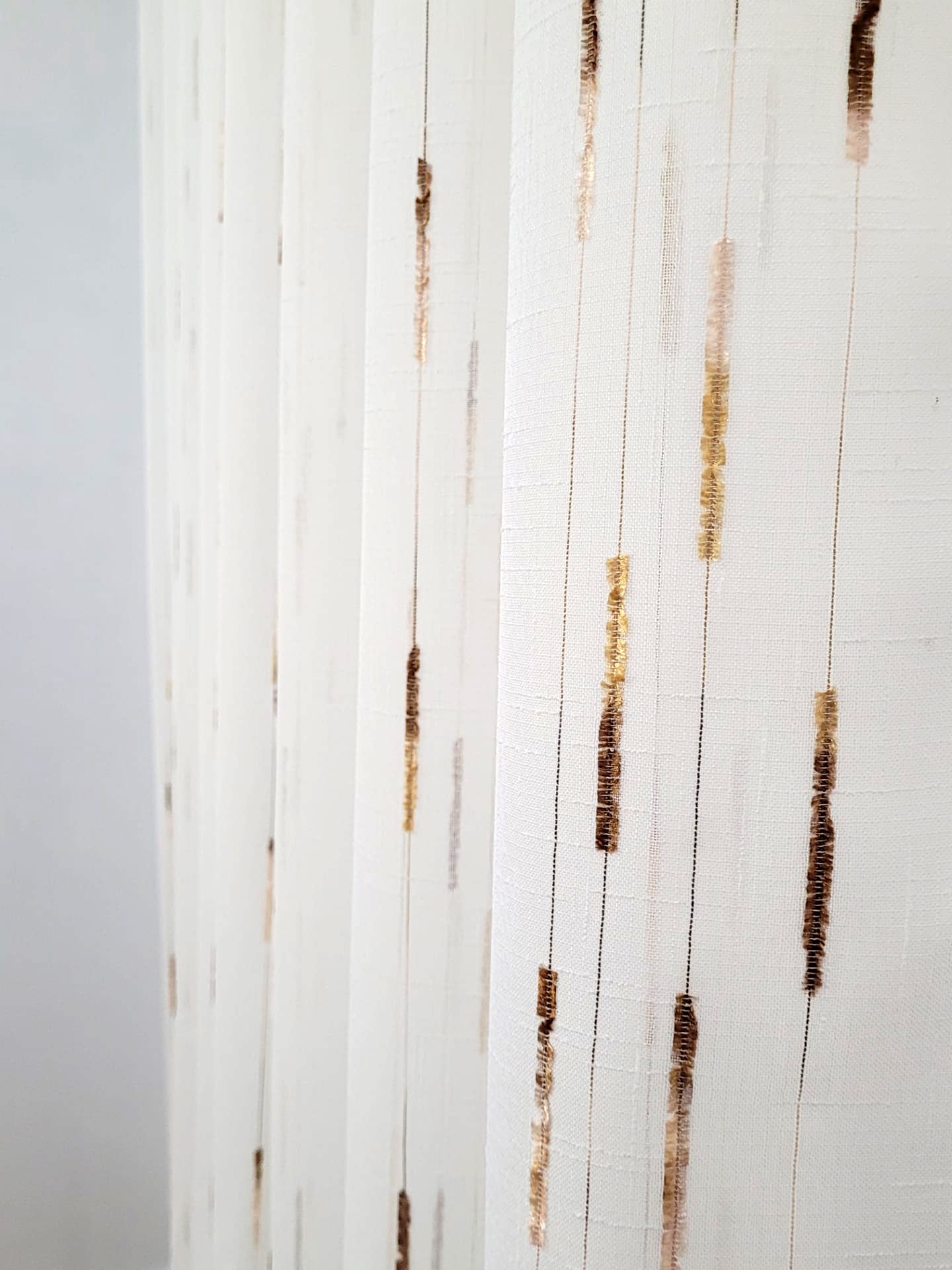 Cortina detalhe castanho 300x250cm