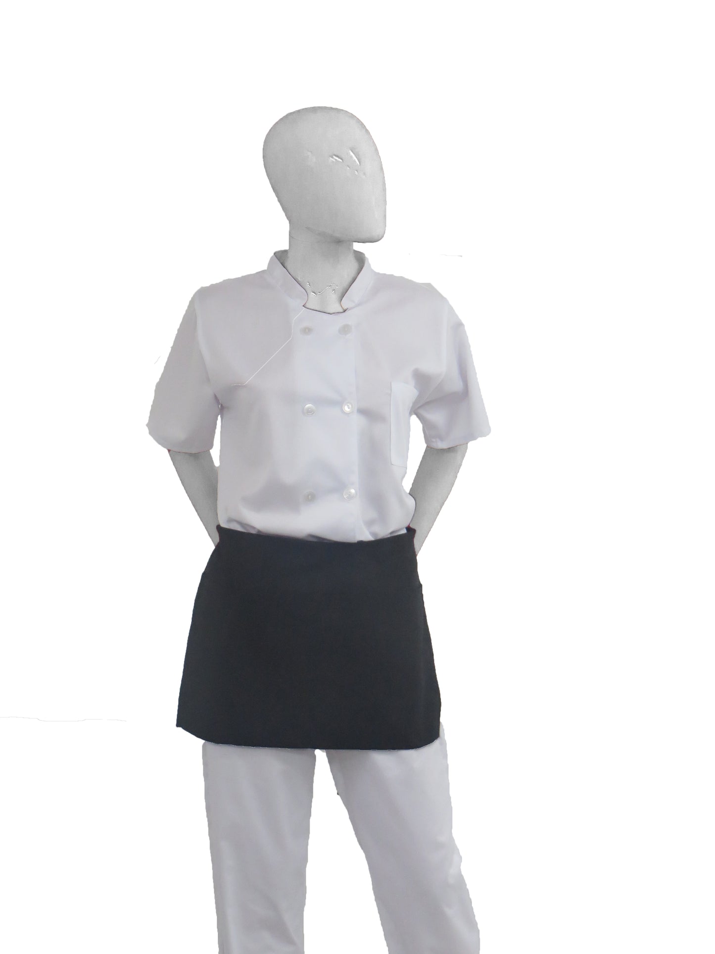 Avental curto sarja