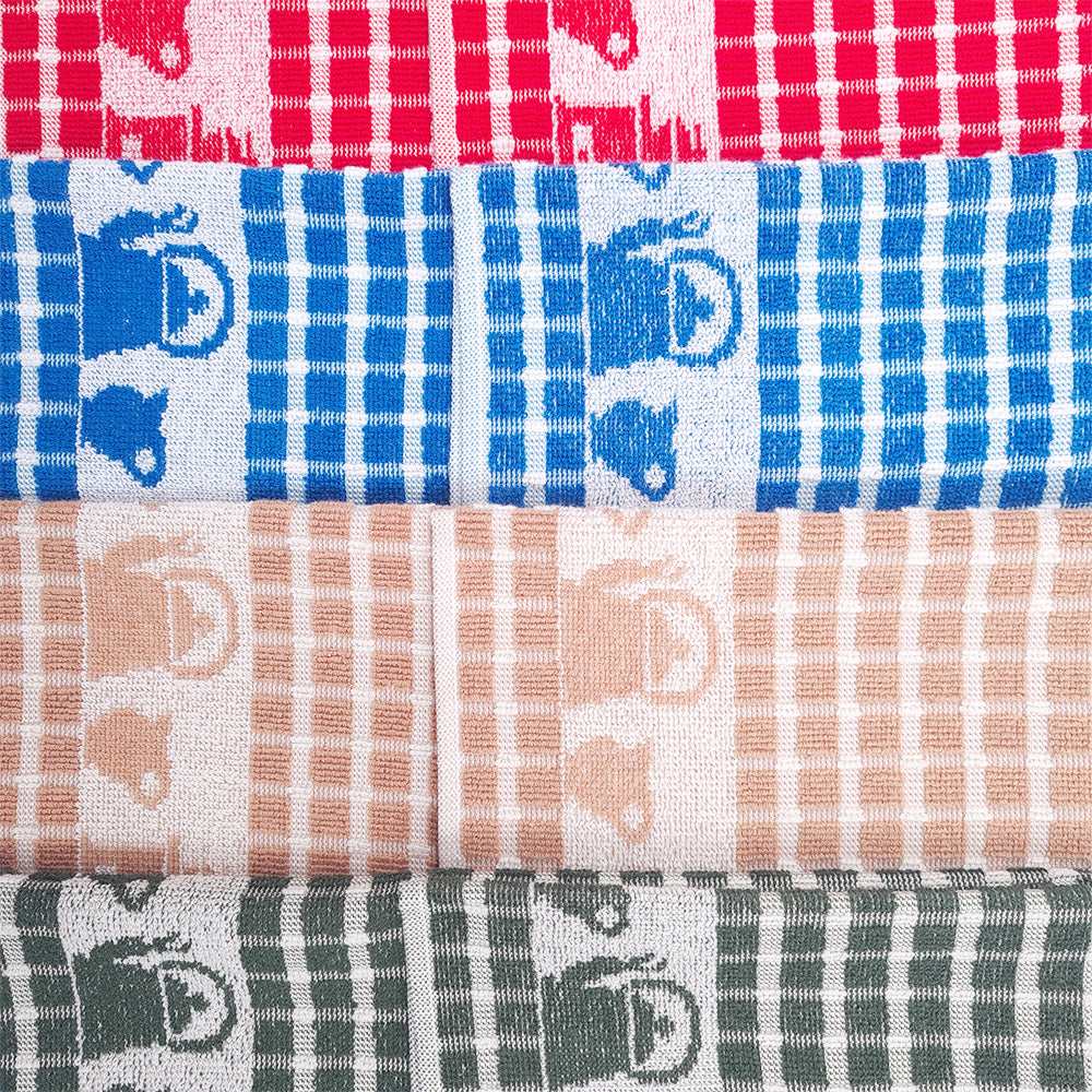 Pack de 4 Panos de Cozinha Chávena 50 x 70 cm