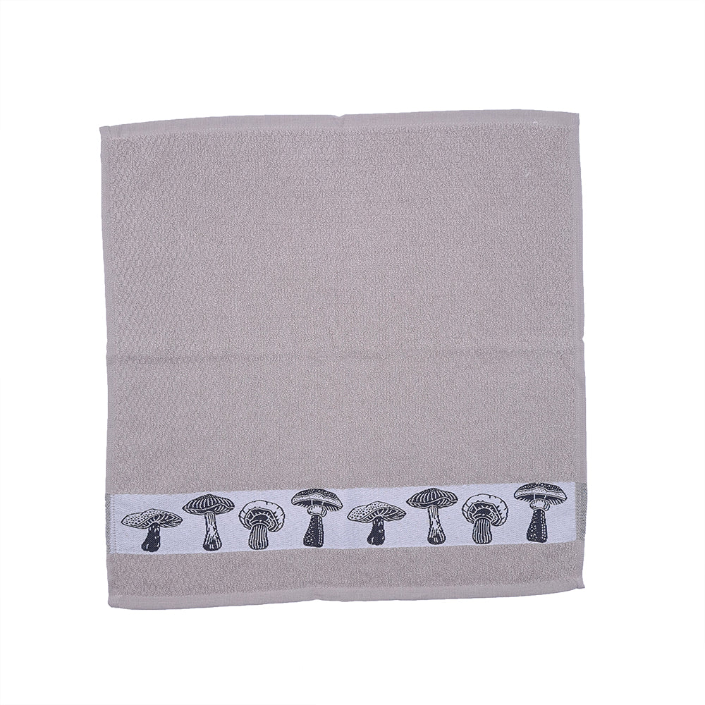 Pack de 5 Panos de Cozinha Cogumelos 50 x 50 cm