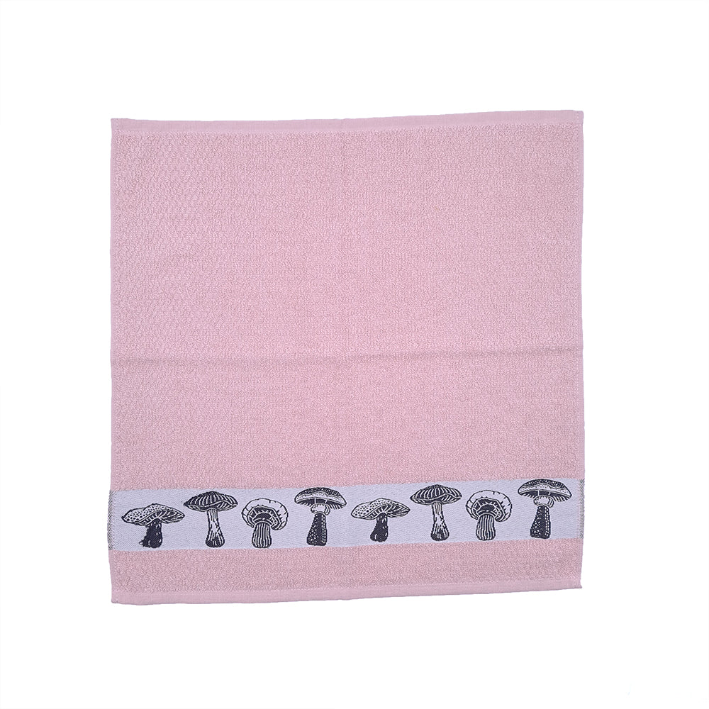 Pack de 5 Panos de Cozinha Cogumelos 50 x 50 cm