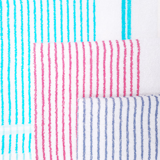 Pack de 3 Panos de Cozinha Riscas 50 x 70 cm