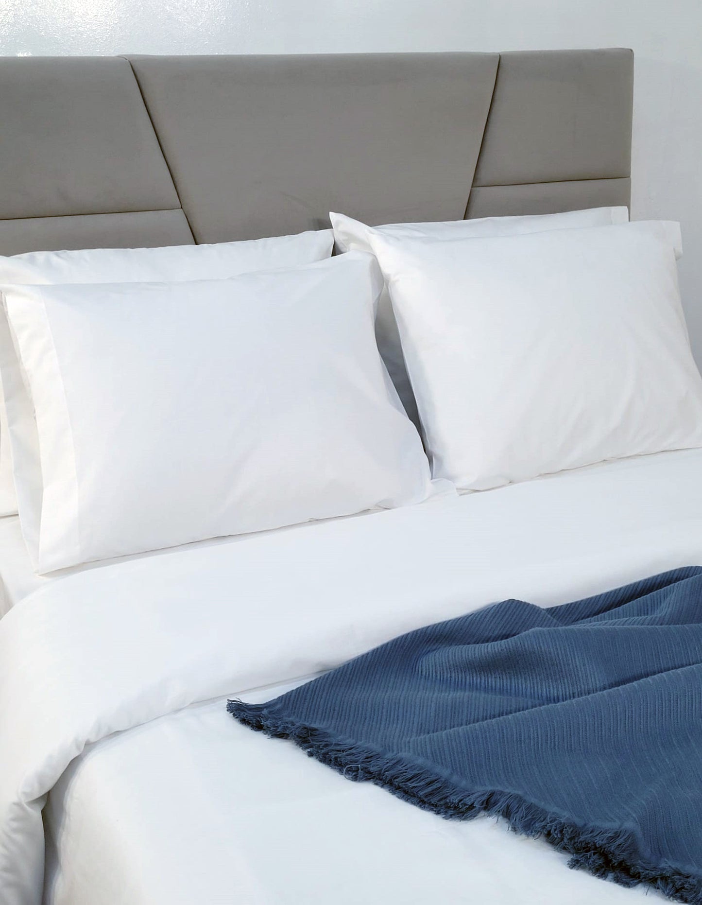 Jogo de Lençóis de Cama 100% Algodão Linha Hotel