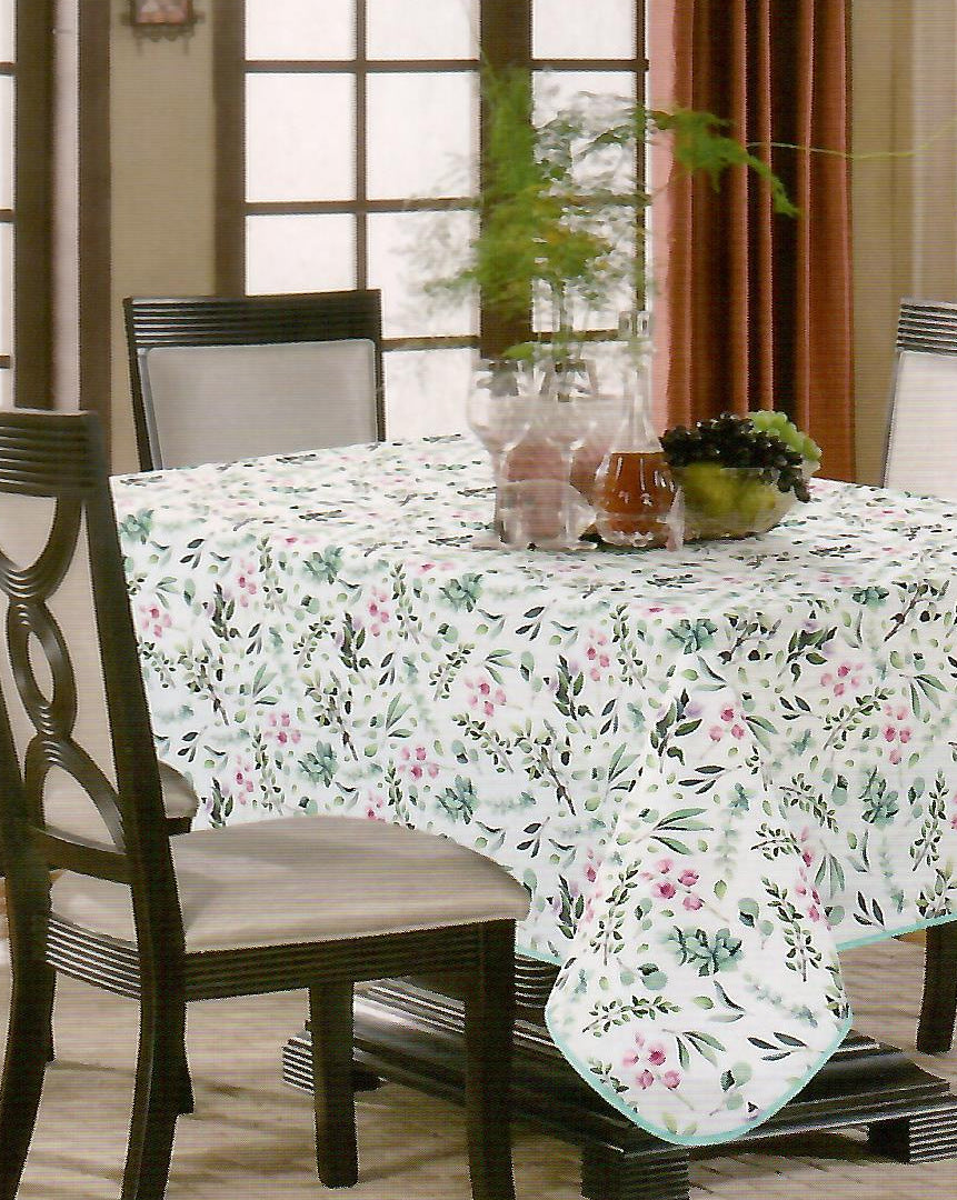 Toalha de mesa antinódoa eucalipto