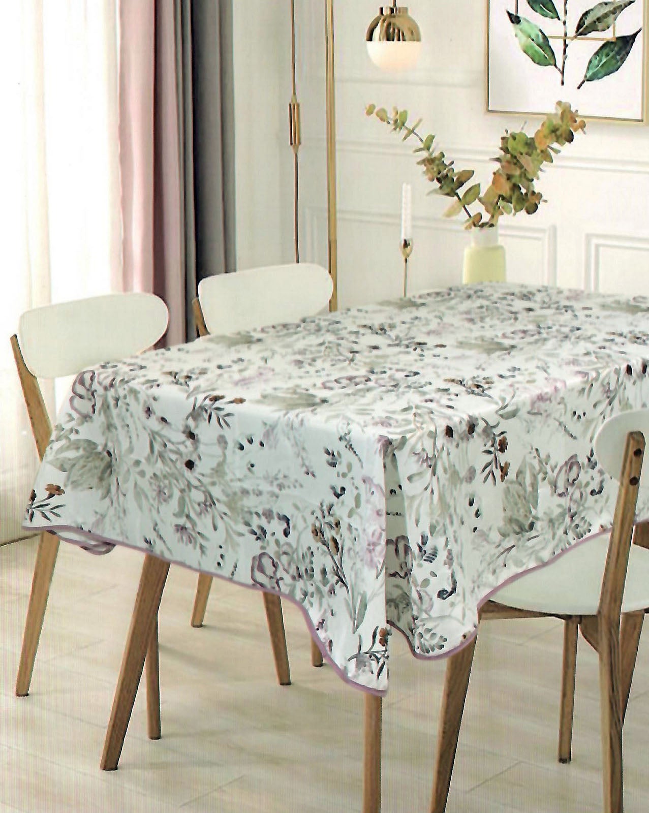 Toalha de mesa Floral antinódoa