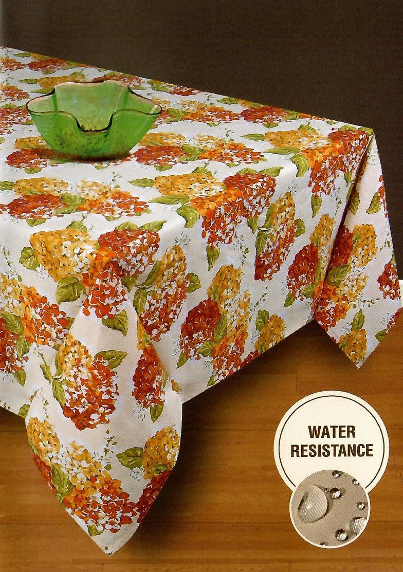 Toalha de mesa antinódoa Hortênsias