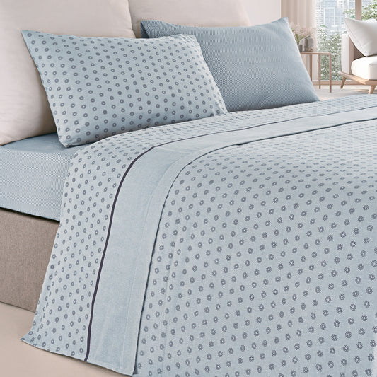 Jogo de Lençóis Flanela Flor