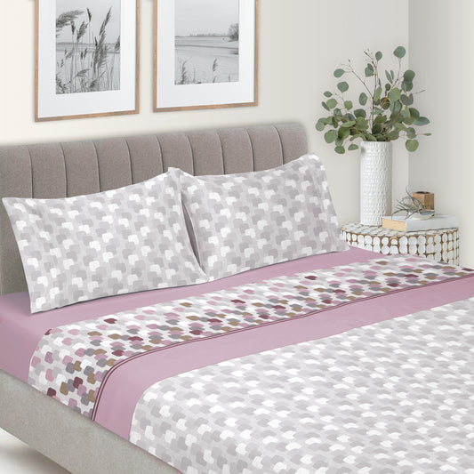 Jogo Cama Coralina Geo