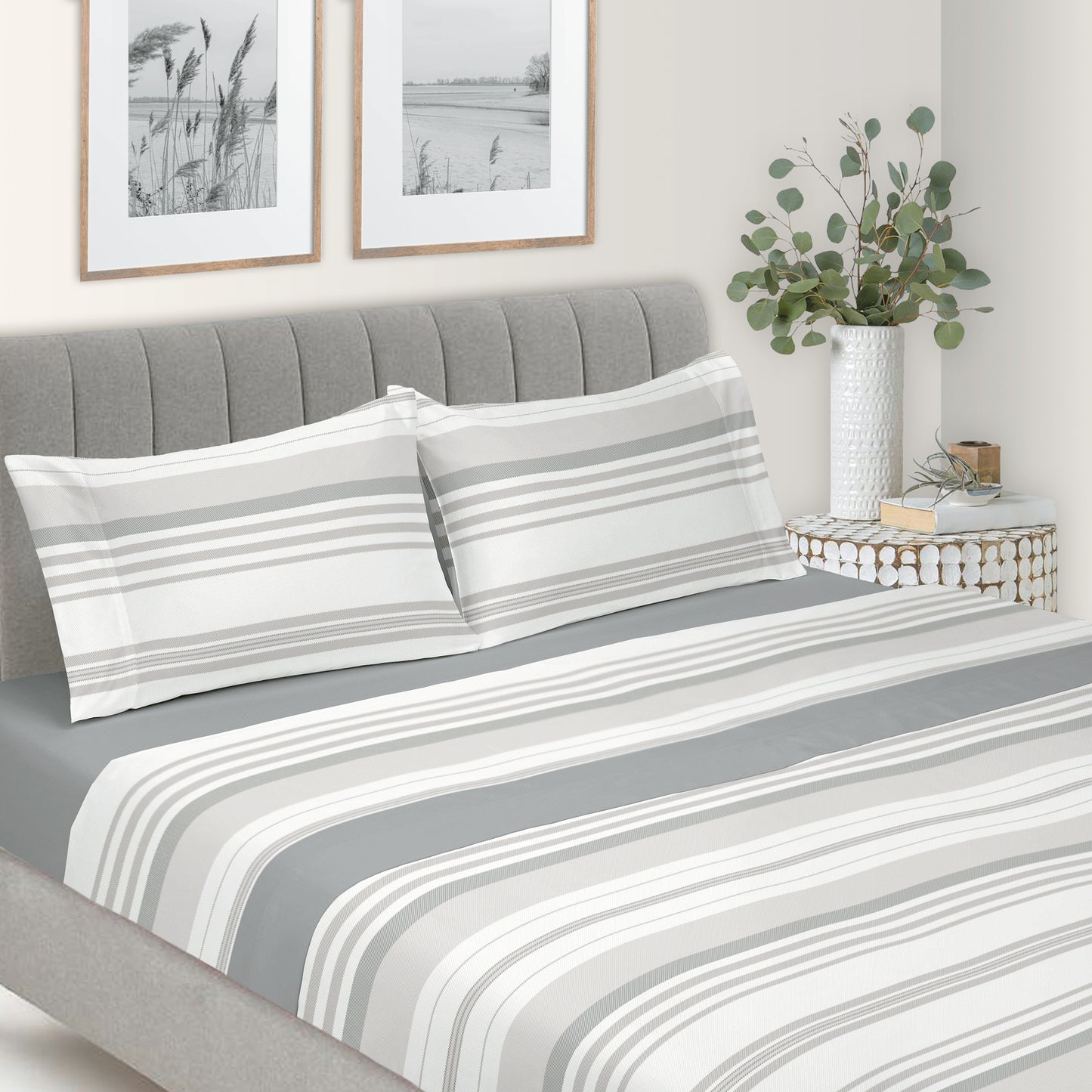 Jogo Cama Coralina Riscas