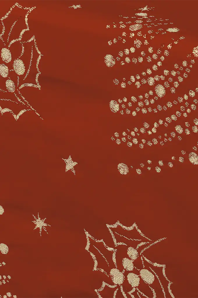 Toalha de Mesa Antinódoa Natal Azevinho 2025