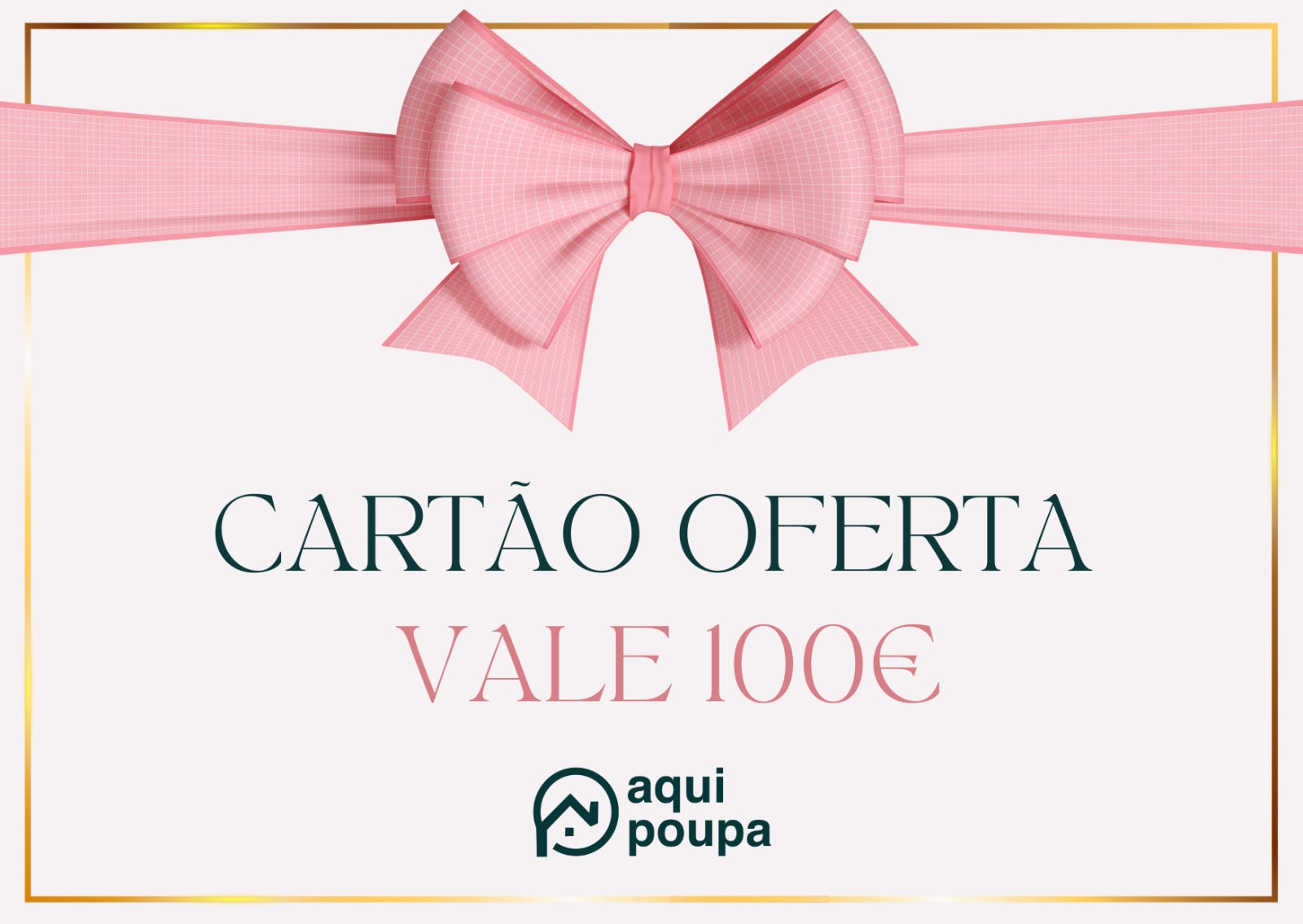 Cartão de Oferta Aqui Poupa