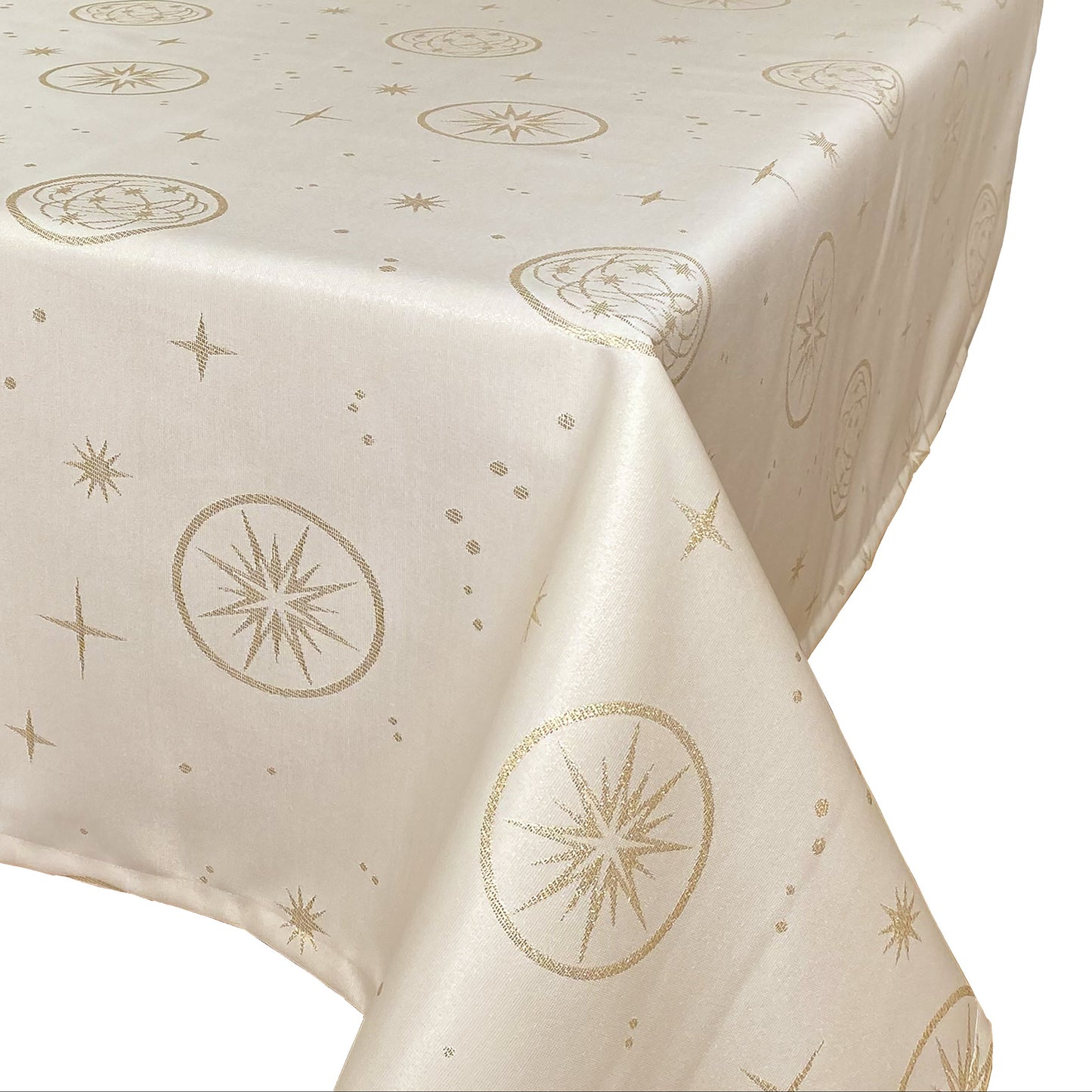 Toalha de Mesa Antinódoa Natal Estrela 2025