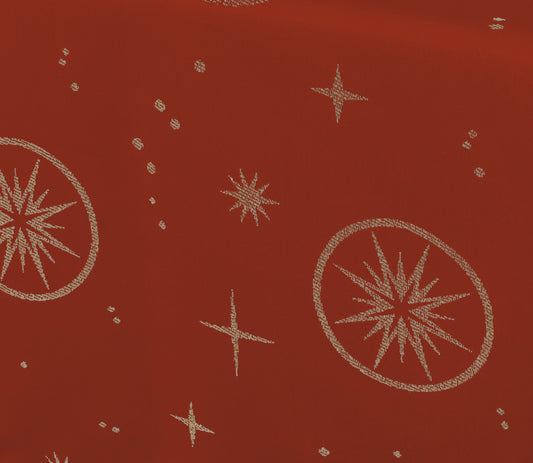 Toalha de Mesa Antinódoa Natal Estrela 2025