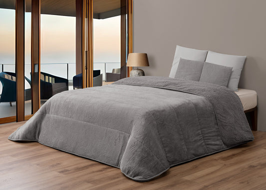 Edredão Folhas com pelo de Borrego