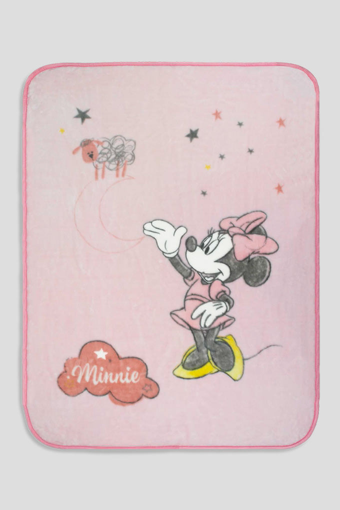 Cobertor Bebé Veludo Estampado Minnie