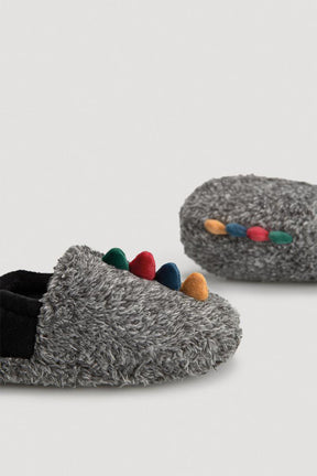 Pantufas c/ Veludo Menino Dinoussauros