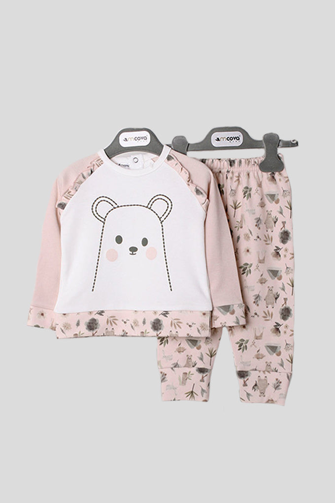 Pijama Estampado Cardado Criança 7240