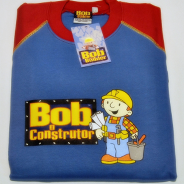 Pijama Cardado Bob Construtor