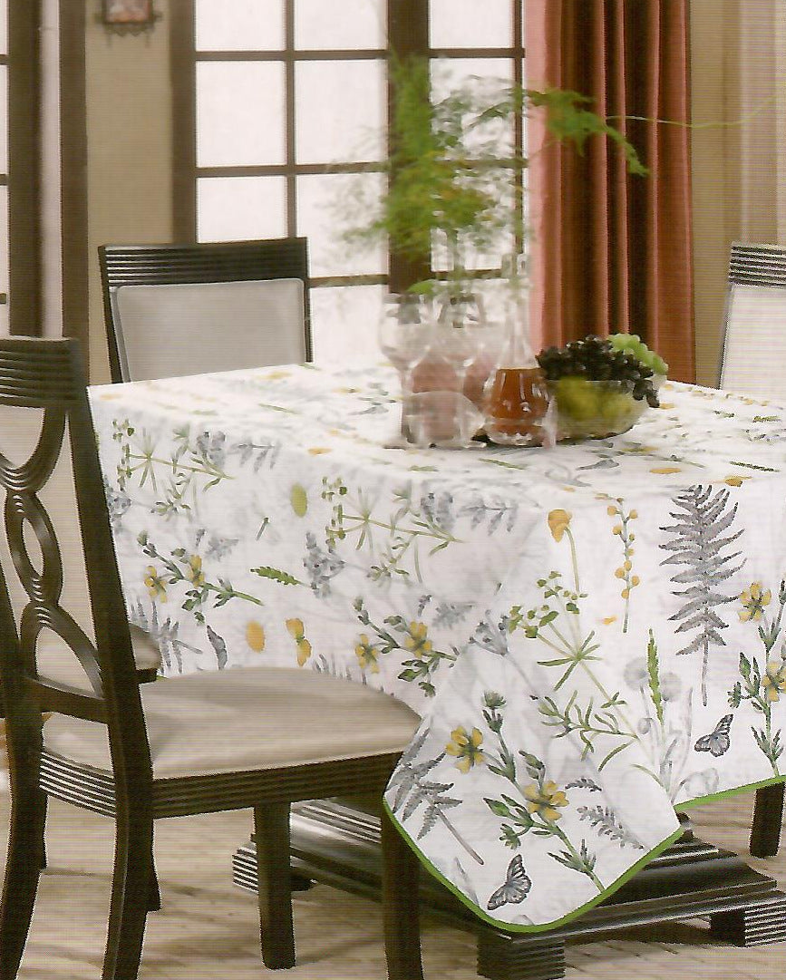 Toalha de mesa antinódoa floral
